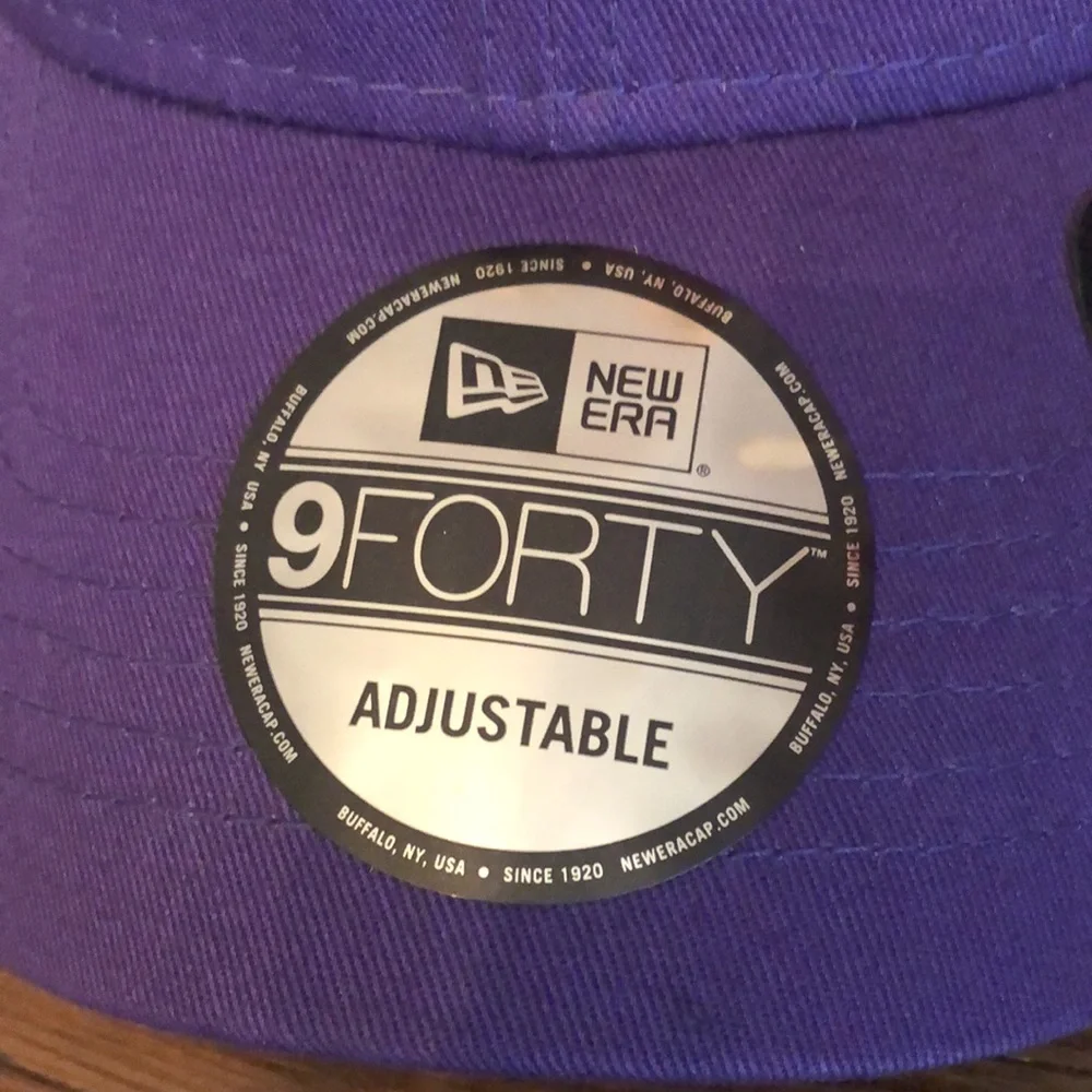 New Era Purple Minnesota Vikings U-Line Custom 9FORTY Adjustable Hat